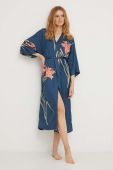 Халат Answear Lab колір блакитний (3349440) Халат Answear Lab колір блакитний (3349440)