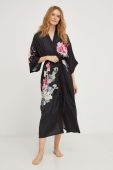 Халат Answear Lab колір чорний (3349445) Халат Answear Lab колір чорний (3349445)