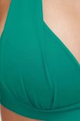 Купальний бюстгальтер Answear Lab колір зелений злегка ущільнена чашечка (3370811)