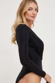 Боді Answear Lab жіночі колір чорний візерунок (3583491) Боді Answear Lab жіночі колір чорний візерунок (3583491)