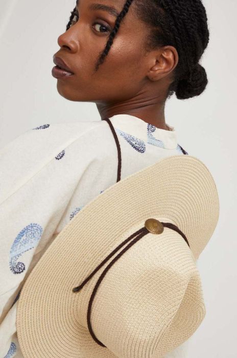 Капелюх Answear Lab колір бежевий (3276040)