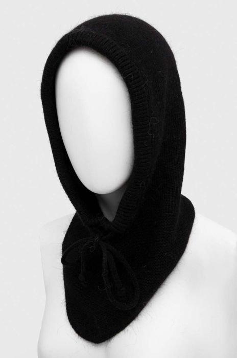 Вовняний капор Answear Lab колір чорний