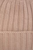 Вовняна шапка Answear Lab колір бежевий з товстого трикотажу вовна (3655883)