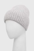 Вовняна шапка Answear Lab колір сірий з товстого трикотажу вовна (3655886)