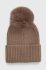 Шапка Answear Lab колір бежевий з товстого трикотажу (3657982)