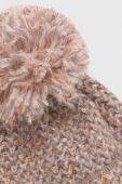Вовняна шапка Answear Lab колір рожевий з товстого трикотажу вовна (3682031)