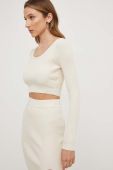 Комплект - светр і спідниця Answear Lab колір бежевий (3395674)