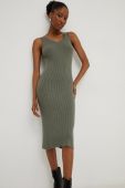 Сукня і кардиган Answear Lab колір зелений Сукня і кардиган Answear Lab колір зелений