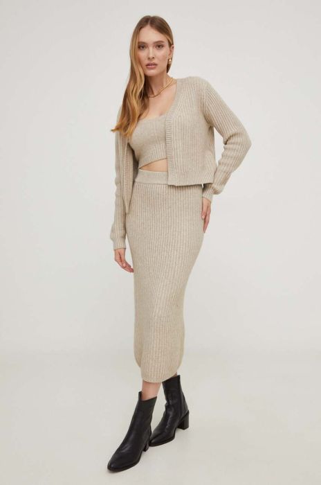 Комплект Answear Lab жіночий колір бежевий (3583503) Комплект Answear Lab жіночий колір бежевий (3583503)