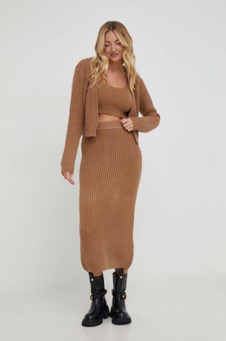 Комплект Answear Lab жіночий колір коричневий (3583509) Комплект Answear Lab жіночий колір коричневий (3583509)