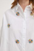 Бавовняна сорочка Answear Lab жіноча колір білий relaxed класичний комір (3395728)