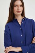 Сорочка Answear Lab жіноча колір синій relaxed класичний комір (3432991)