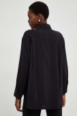Сорочка Answear Lab X Лімітована колекція NO SHAME жіноча колір чорний relaxed класичний комір (3539173)