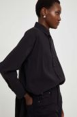 Сорочка Answear Lab X Лімітована колекція NO SHAME жіноча колір чорний relaxed класичний комір (3539173)