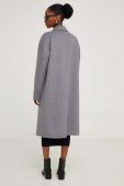 Вовняне пальто Answear Lab колір сірий перехідний oversize (3530183)