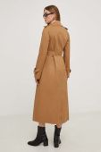 Пальто Answear Lab X Лімітована колекція NO SHAME жіноче колір коричневий перехідне двобортне