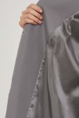 Пальто Answear Lab X Лімітована колекція NO SHAME жіноче колір сірий перехідне двобортне