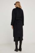 Пальто з вовною Answear Lab колір чорний перехідний двобортний (3569065)