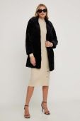 Пальто Answear Lab жіночий колір чорний перехідний (3586553)