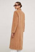Пальто Answear Lab жіночий колір бежевий перехідний двобортний (3593998) Пальто Answear Lab жіночий колір бежевий перехідний двобортний (3593998)