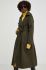 Пальто Answear Lab жіночий колір зелений перехідний