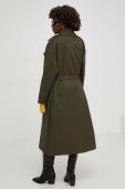 Пальто Answear Lab жіночий колір зелений перехідний