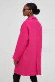 Пальто з вовною Answear Lab колір рожевий перехідний