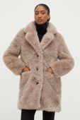 Пальто Answear Lab жіночий колір бежевий перехідний (3651988)