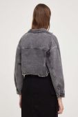 Джинсова куртка Answear Lab X Лімітована колекція NO SHAME жіноча колір сірий перехідна oversize