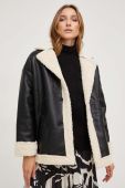 Куртка Answear Lab жіноча колір чорний перехідна (3548384) Куртка Answear Lab жіноча колір чорний перехідна (3548384)