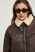 Куртка Answear Lab жіноча колір коричневий перехідна (3548400)