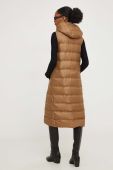 Пухова безрукавка Answear Lab жіночий колір коричневий перехідний Пухова безрукавка Answear Lab жіночий колір коричневий перехідний