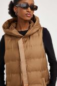 Пухова безрукавка Answear Lab жіночий колір коричневий перехідний Пухова безрукавка Answear Lab жіночий колір коричневий перехідний