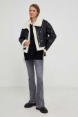 Куртка Answear Lab жіноча колір чорний перехідна (3642893) Куртка Answear Lab жіноча колір чорний перехідна (3642893)