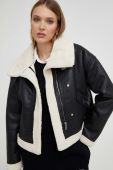 Куртка Answear Lab жіноча колір чорний перехідна (3642893) Куртка Answear Lab жіноча колір чорний перехідна (3642893)