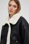 Куртка Answear Lab жіноча колір чорний перехідна (3642893) Куртка Answear Lab жіноча колір чорний перехідна (3642893)