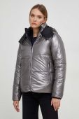 Двостороння куртка Answear Lab жіноча колір срібний зимова Двостороння куртка Answear Lab жіноча колір срібний зимова