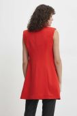 Безрукавка Answear Lab колір червоний двобортний Безрукавка Answear Lab колір червоний двобортний