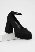 Туфлі Answear Lab X Лімітована колекція NO SHAME колір чорний каблук блок