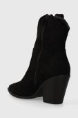 Черевики Answear Lab жіночі колір чорний каблук блок (3422595)