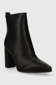Черевики Answear Lab жіночі колір чорний каблук блок злегка утеплена (3448065)