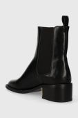 Черевики Answear Lab жіночі колір чорний каблук блок (3483377)