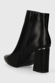 Черевики Answear Lab жіночі колір чорний каблук блок злегка утеплена (3530224)
