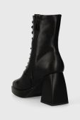 Черевики Answear Lab жіночі колір чорний каблук блок злегка утеплена (3521049)