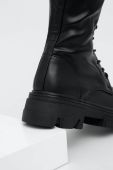 Чоботи Answear Lab жіночі колір чорний на плоскому ходу злегка утеплена (3548490)