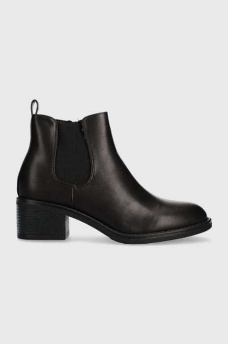 Черевики Answear Lab жіночі колір чорний каблук блок (3560830)