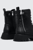 Черевики Answear Lab жіночі колір чорний на плоскому ходу злегка утеплена (3569092)