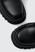 Черевики Answear Lab жіночі колір чорний на плоскому ходу злегка утеплена (3569092)