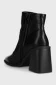 Черевики Answear Lab жіночі колір чорний каблук блок злегка утеплена (3560837)
