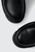 Чоботи Answear Lab жіночі колір чорний на плоскому ходу злегка утеплена (3569128)
